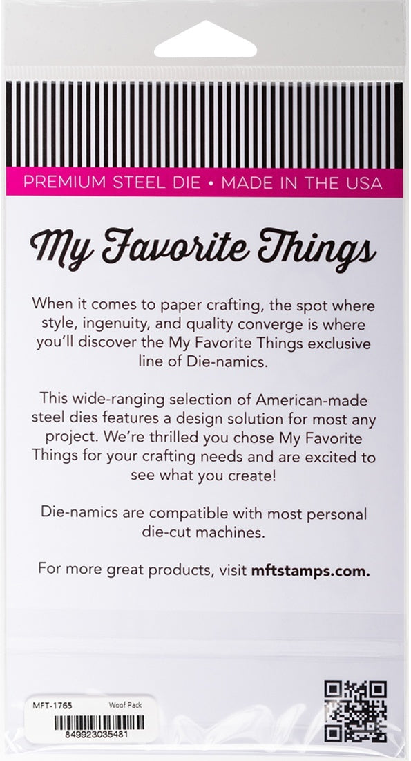 My Favorite Things Die-namics Die - Woof Pack
