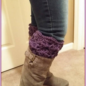 Crochet Sea Shells Boot Cuff Pattern An Easy Designer Legwarmer