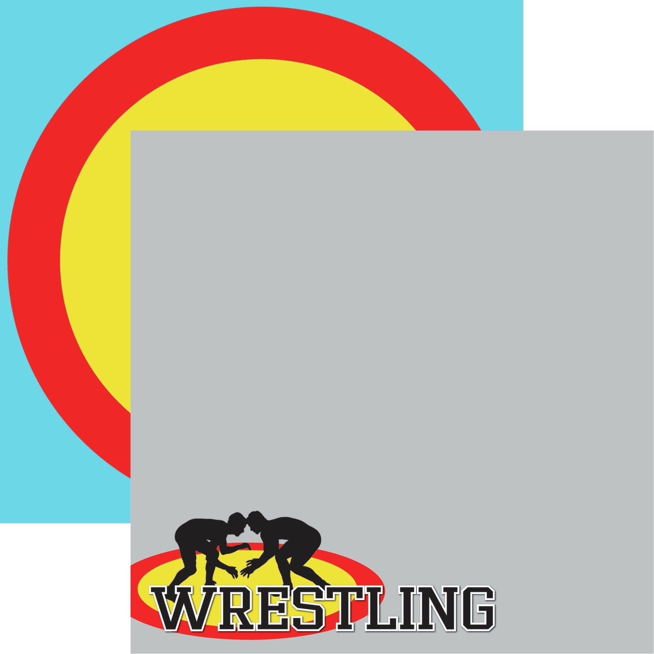 Reminisce Wrestling Double-Sided Cardstock 12"X12" 25/Pkg - #2