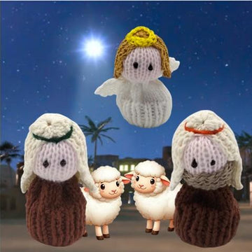 Knitivity Ferrero Cosies - Shepherds and Angel