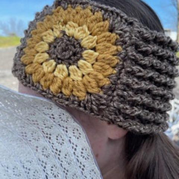 Sunflower Ear Warmers