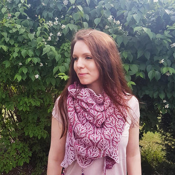 Josie's garden shawl