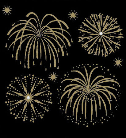 Jolee's Bling Stickers - Gold Fireworks