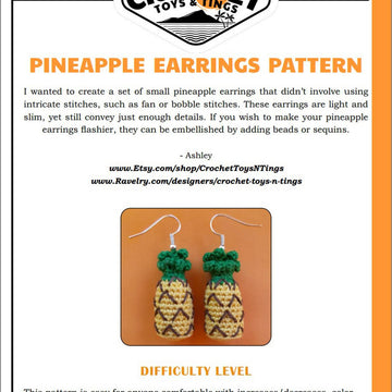 Pineapple Earrings