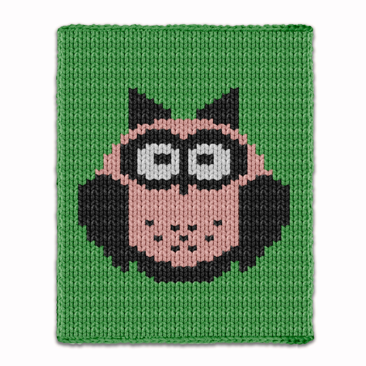 Finger Knitting Pattern - Owl Bird Knit Kids Blanket