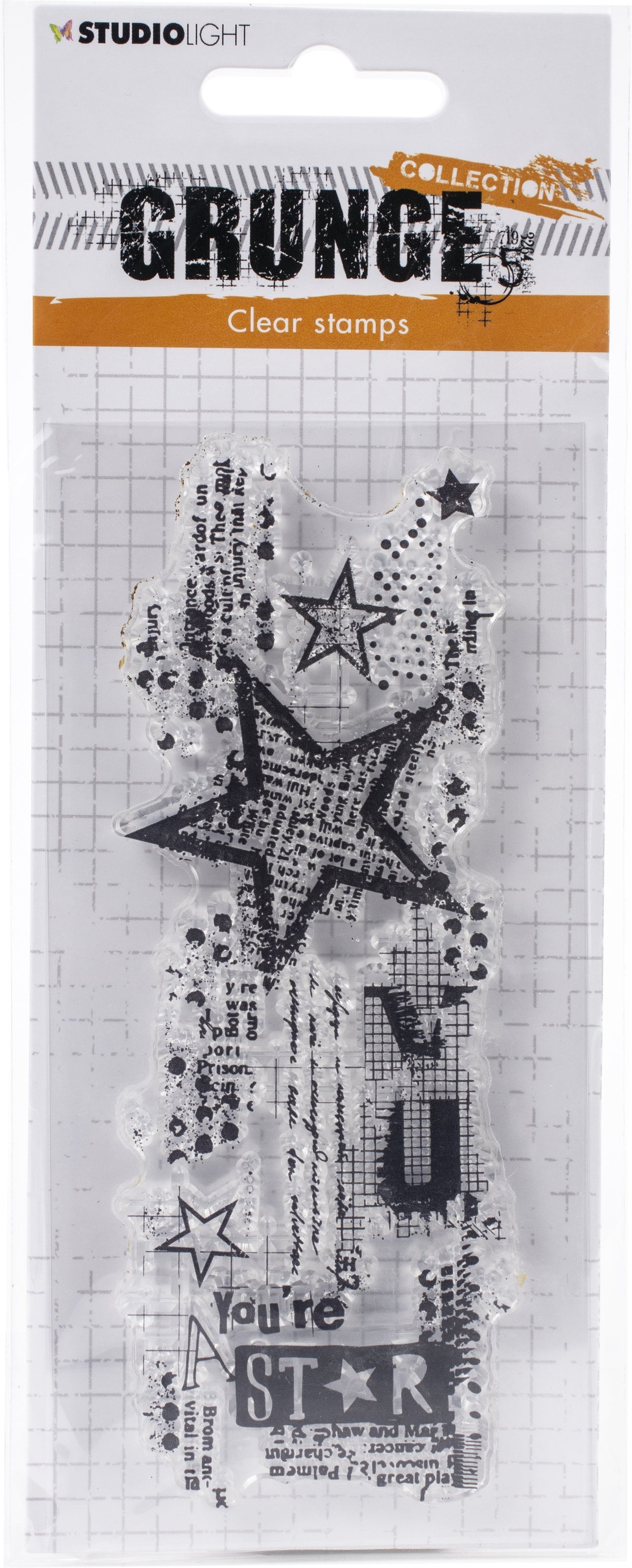 Studio Light Grunge 3.0 Collection A6 Stamp - NR. 411
