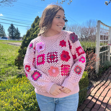 Blooming Lovely 2-in-1 Sweater and Cardi