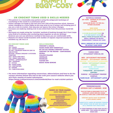 Rainbow Humpty Egg Cosy