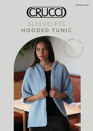 2020 Sleeveless Hooded Tunic Jacket