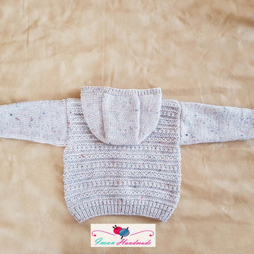 Textured Hooded Cardigan