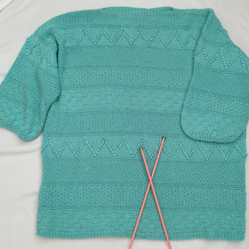 Multi Pattern Pullover - - Knit ePattern
