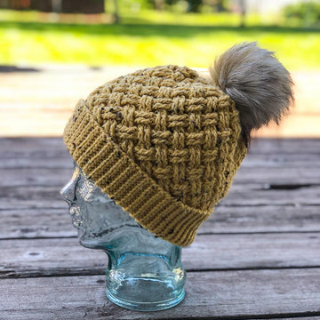 Diagonal Weave Slouch