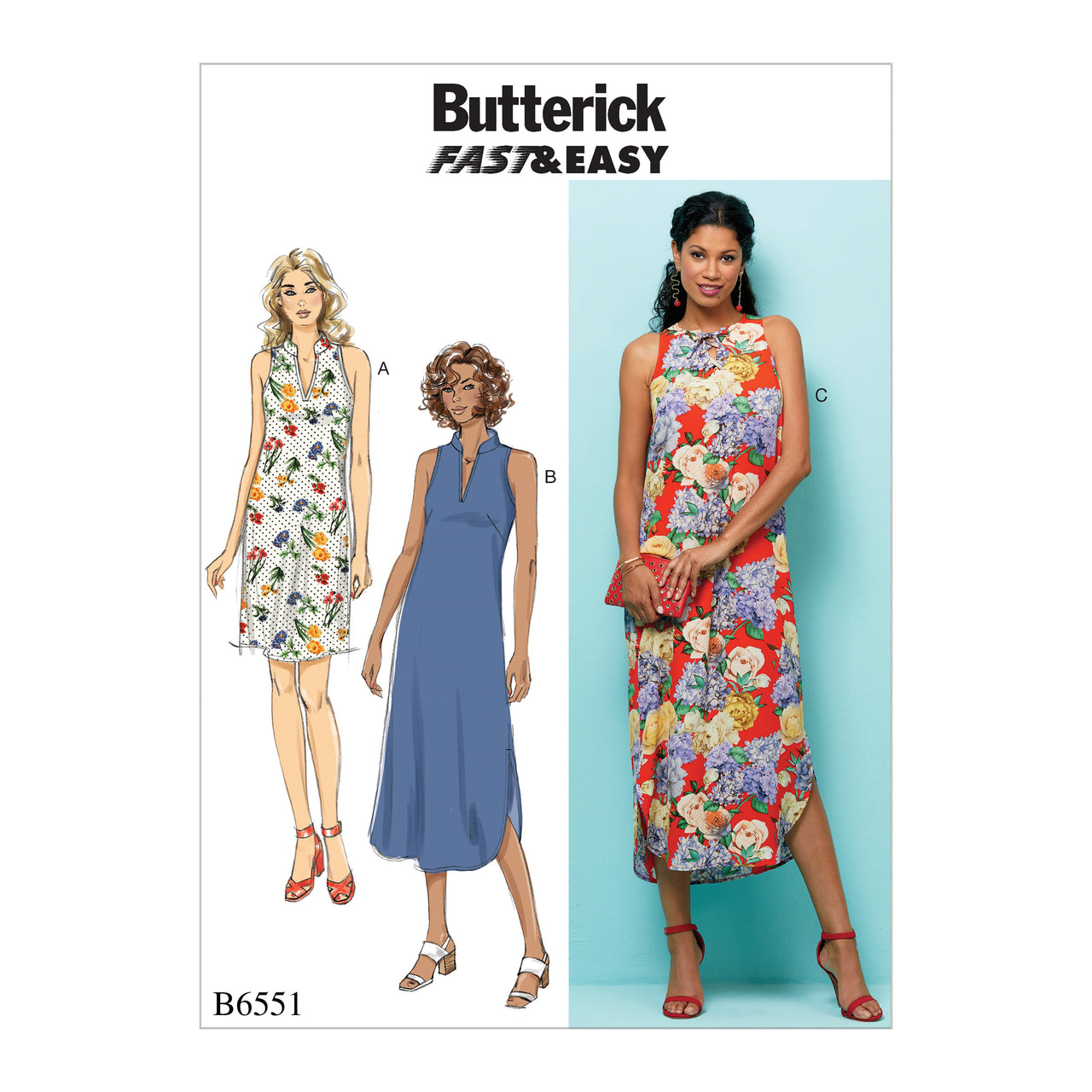Butterick Misses' Dress B6551 - Sewing Pattern