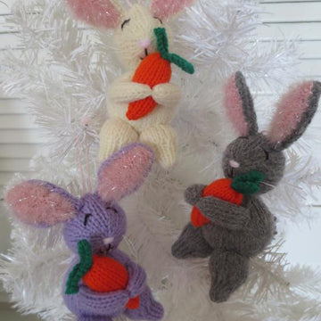 Hoppy Holiday Bunny Ornament