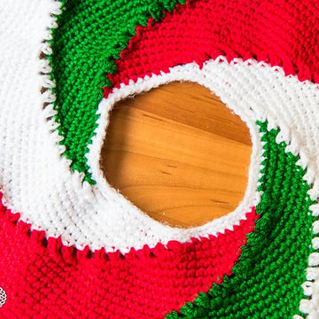 Spiral Christmas Tree Skirt