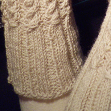 Twisted Trails Cabled Mittens