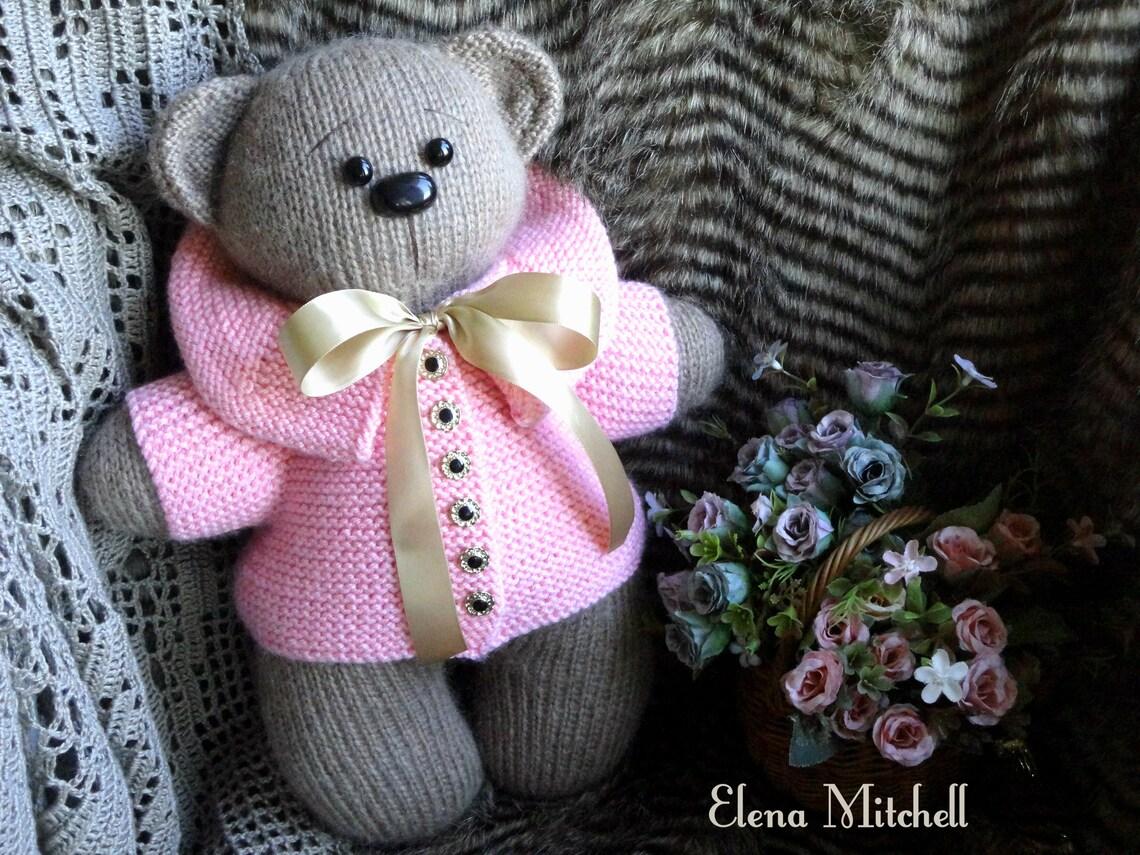 Toy Animal Pattern Knitted Bear