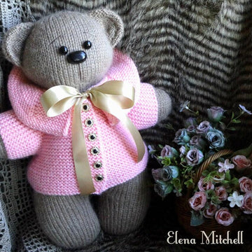Toy Animal Pattern Knitted Bear