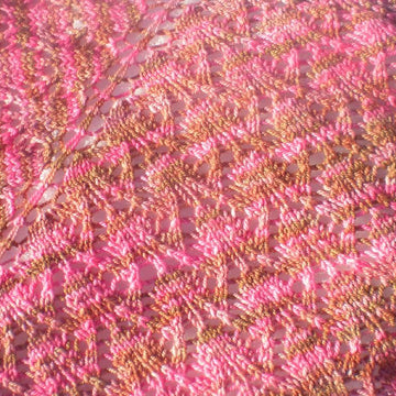 Fuchsia Bloom Shawlette
