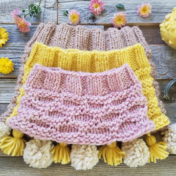 Honeycomb Cowl and Hat set