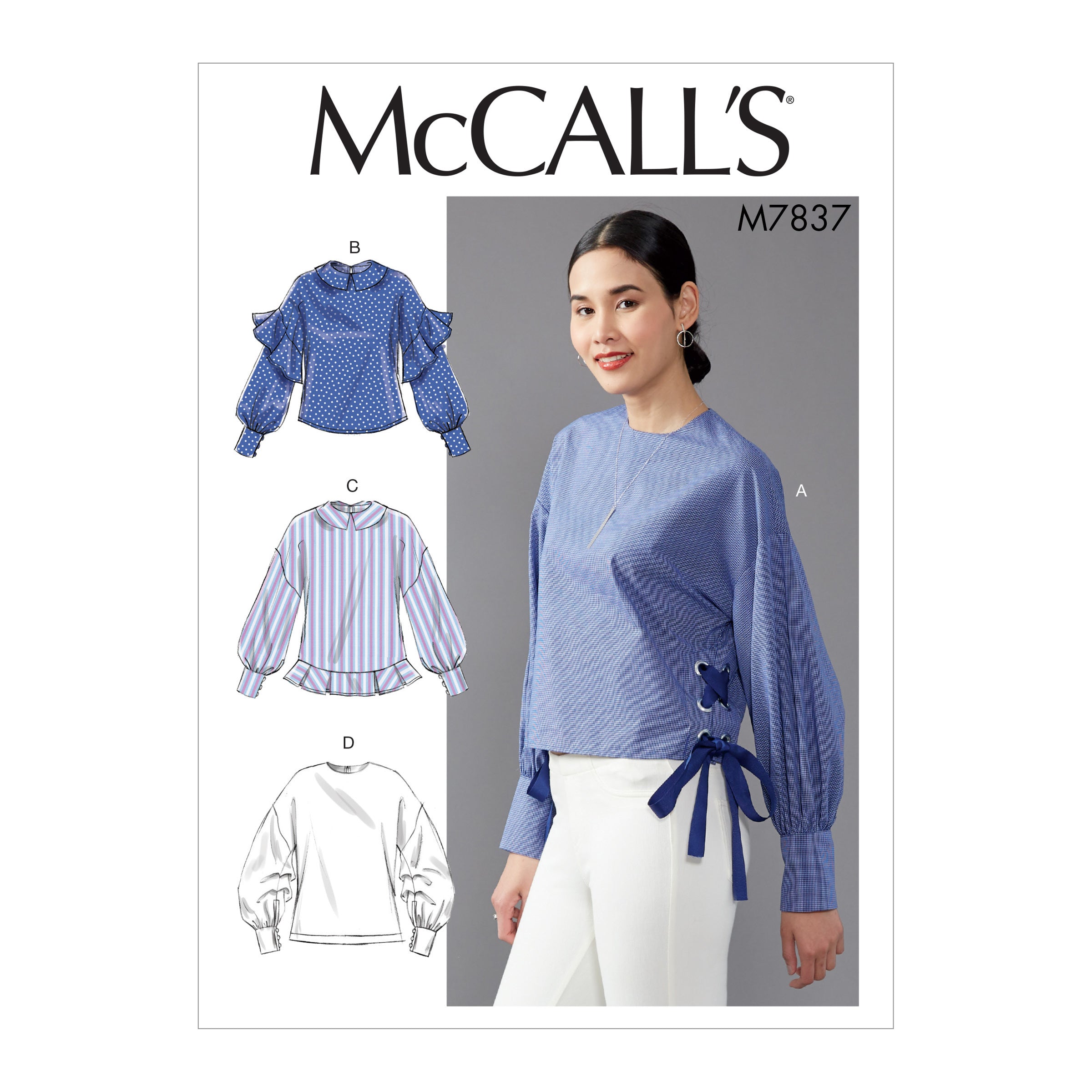 McCall's Misses' Top M7837 - Sewing Pattern
