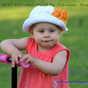 Grassland Flower Panama Hat