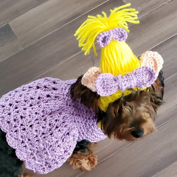 Troll Dog Dress and Hat