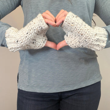 Simple Steps Fingerless Mitts