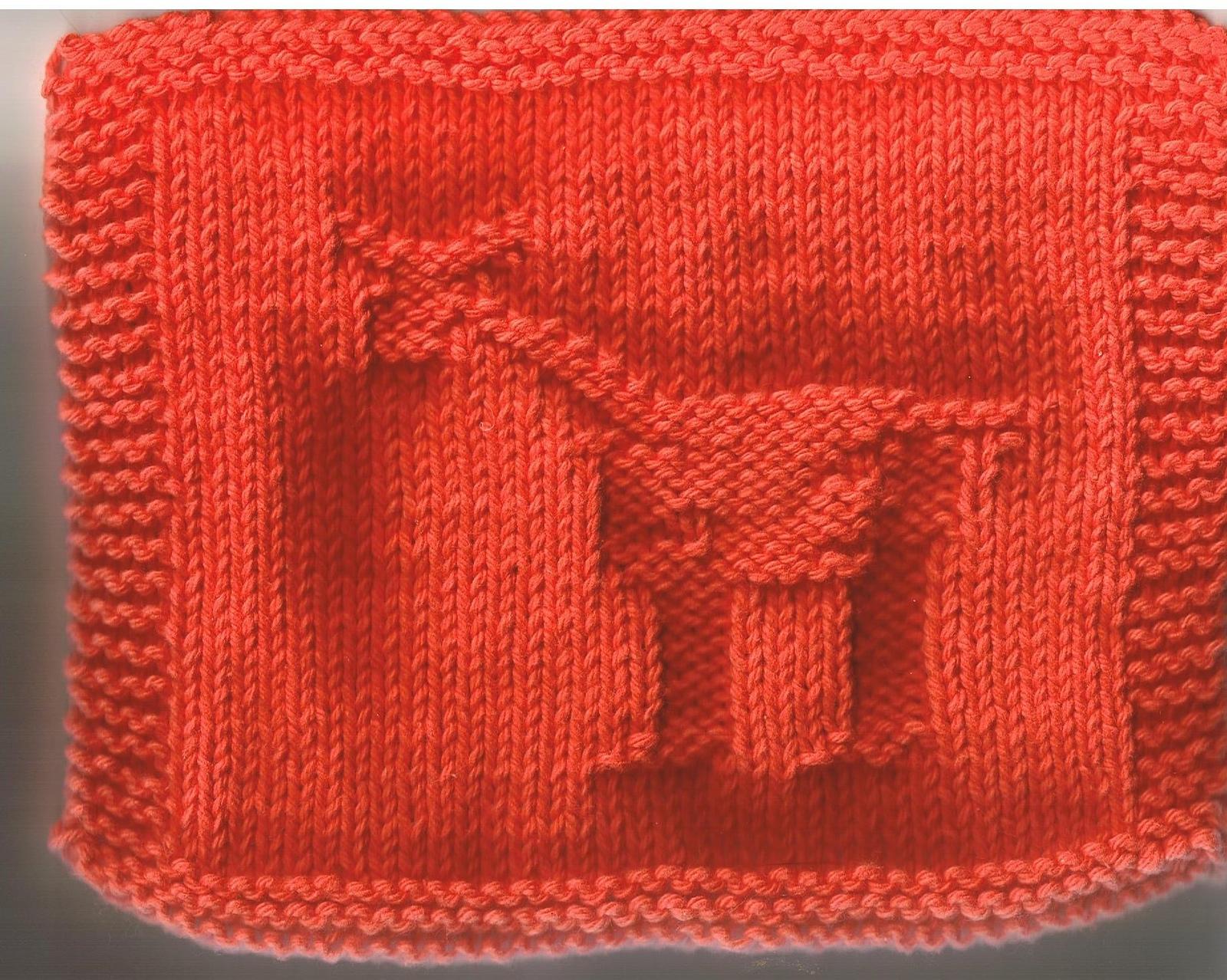 Giraffe Dishcloth
