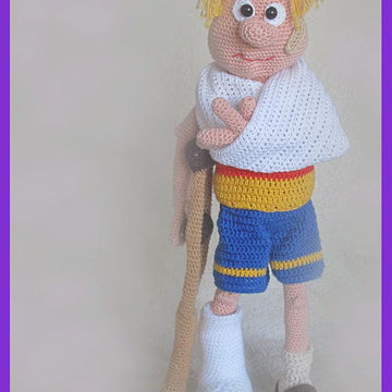 Unlucky Wretch  Hannes amigurumi doll
