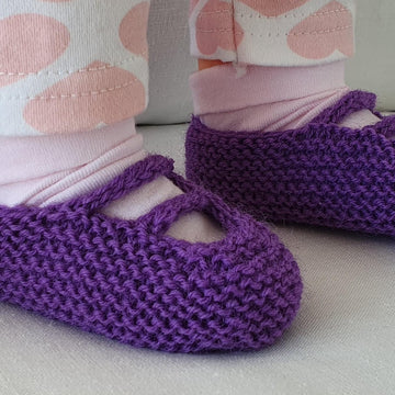 Veronica - 4ply baby shoes