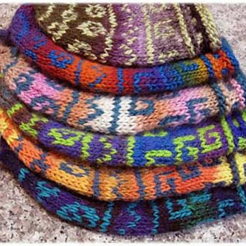 Keys & Coins Andean-Style Hat