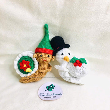 Frosty Snail- Crochet pattern- PDF file- English