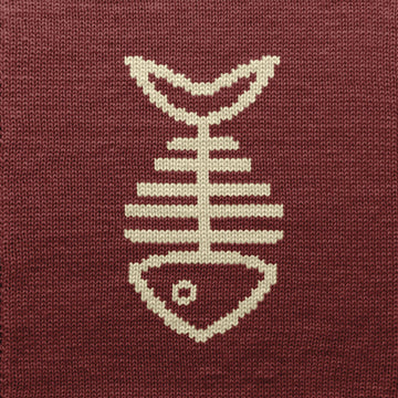 Fish Skeleton Knitting Chart