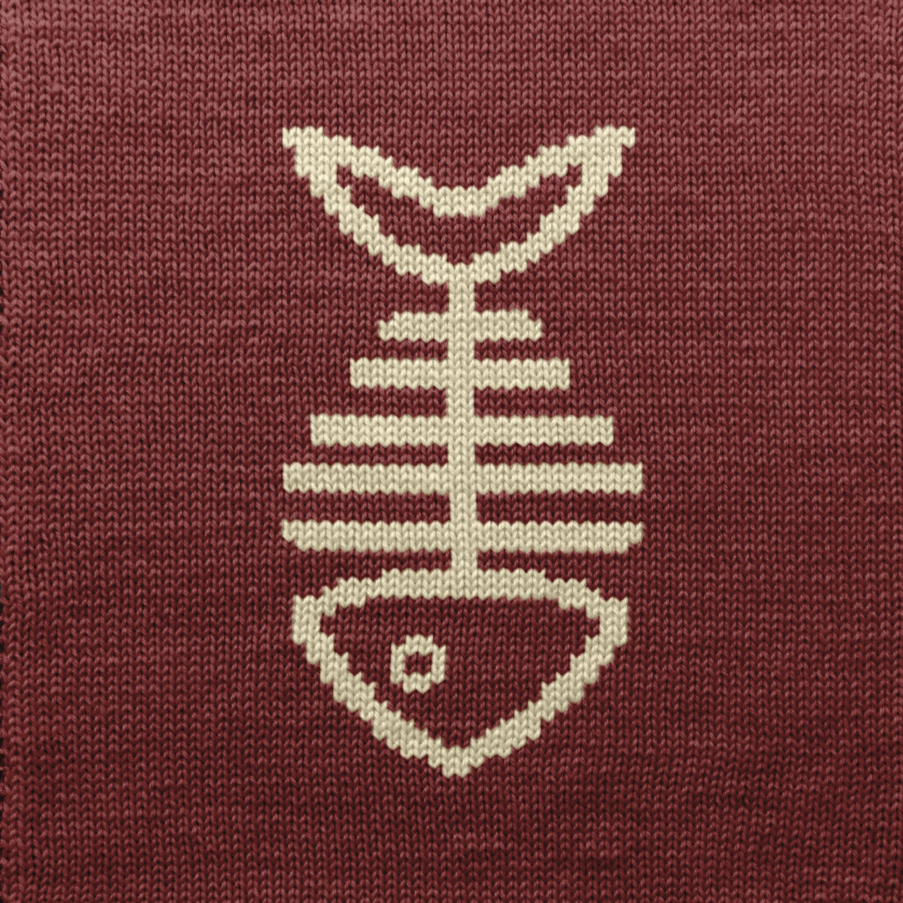 Fish Skeleton Knitting Chart