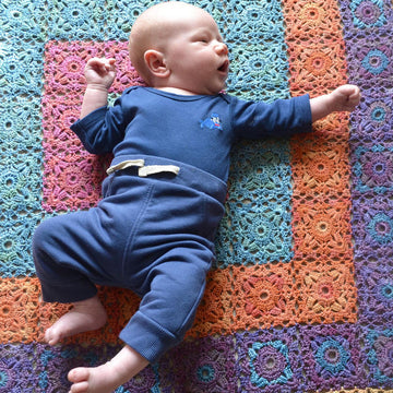 Queenies Square Crochet Blanket