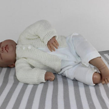 New Baby Simple Onepiece Matinee Coat