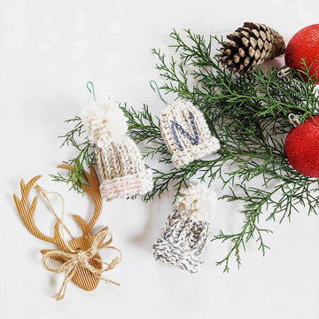 Mini Beanie Ornament