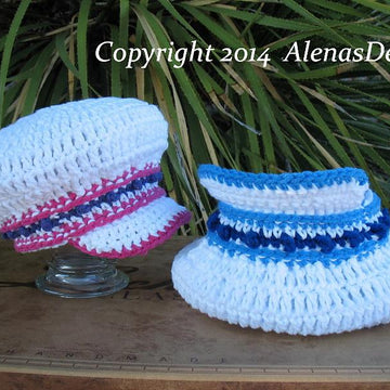Banded Newsboy Baby Hat