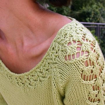 Sorelle Lace-Edged Pullover
