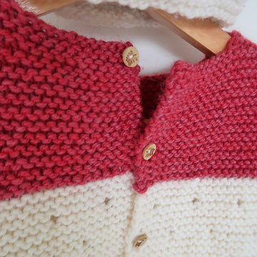 Strawberry Seed Baby Sweater