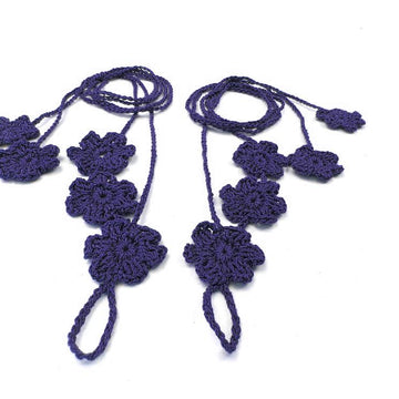 Flower barefoot sandals