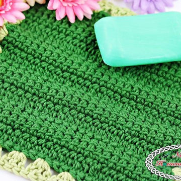 Linked Crochet Washcloth