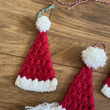 Crochet Santa Gonk Decoration