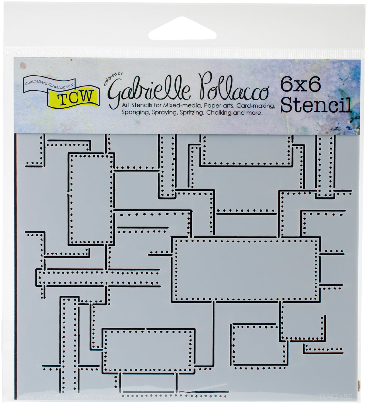 The Crafter's Workshop Crafter's Workshop Template 6"X6" - Riveted