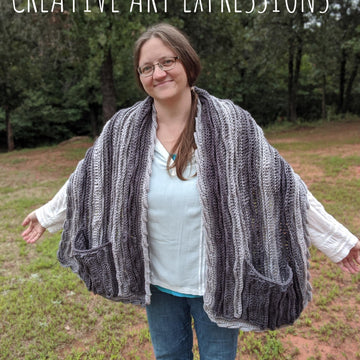 Sea Breeze Pocket Shawl