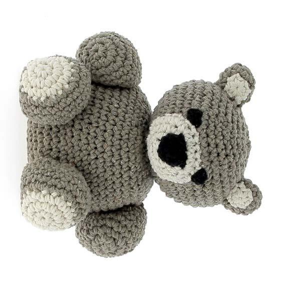 Billie Bear Toy in Hoooked Eco Barbante - Downloadable PDF