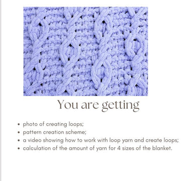 Plush Blanket Pattern