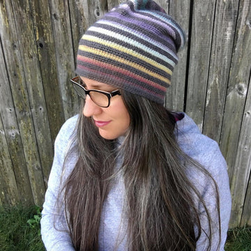 Very Versatile Striped Beanie
