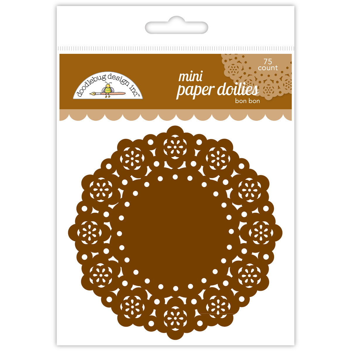 Doodlebug Mini Doilies 3" 75/Pkg - Bon Bon